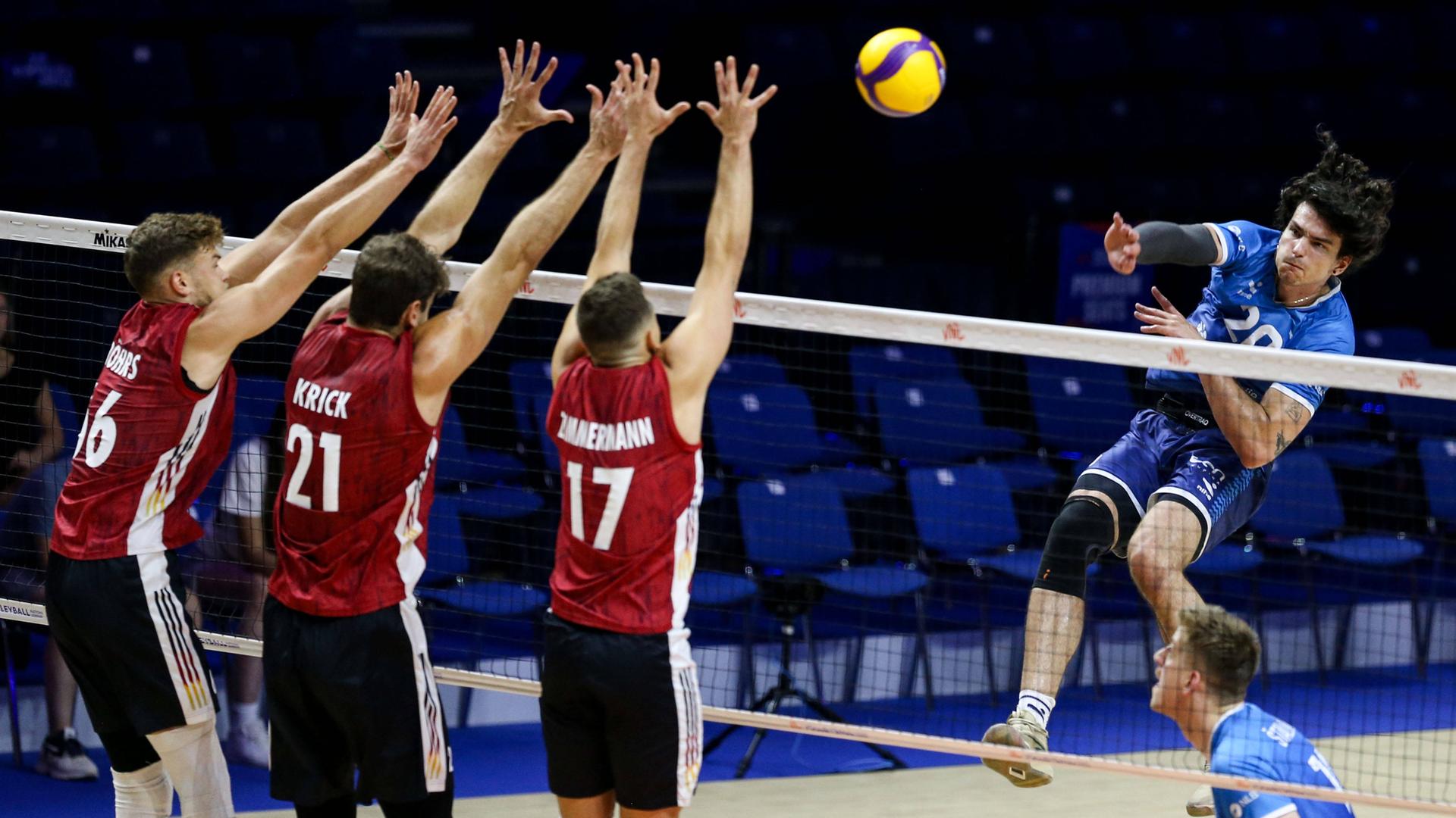 Volleyball, Nations League, Deutschland - Slovenien