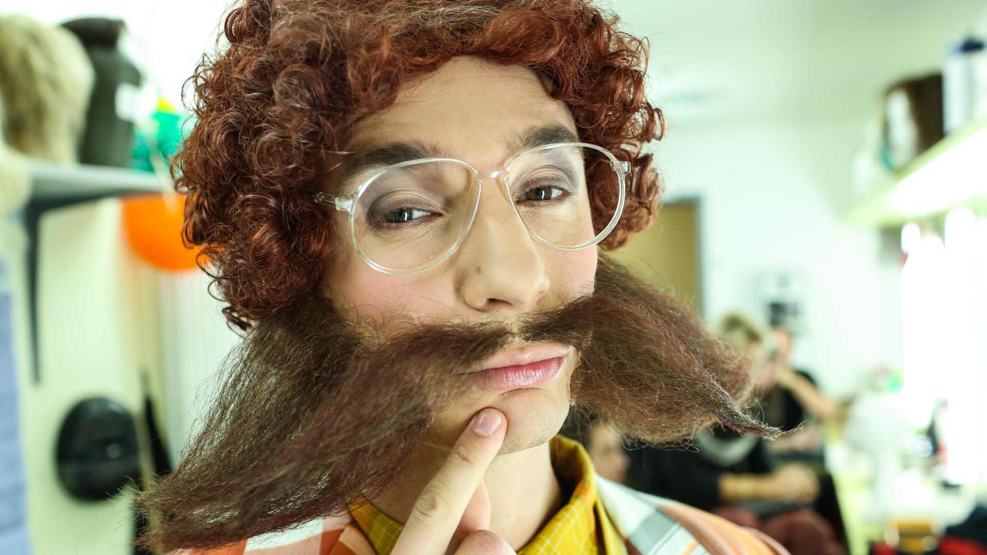 Eric verkleidet in der Maske des Staatsheaters in Mainz