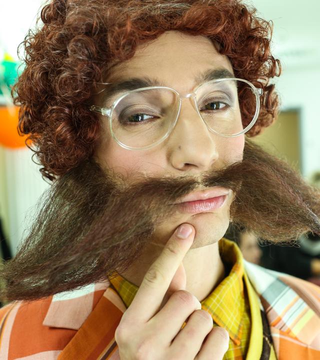 Eric verkleidet in der Maske des Staatsheaters in Mainz