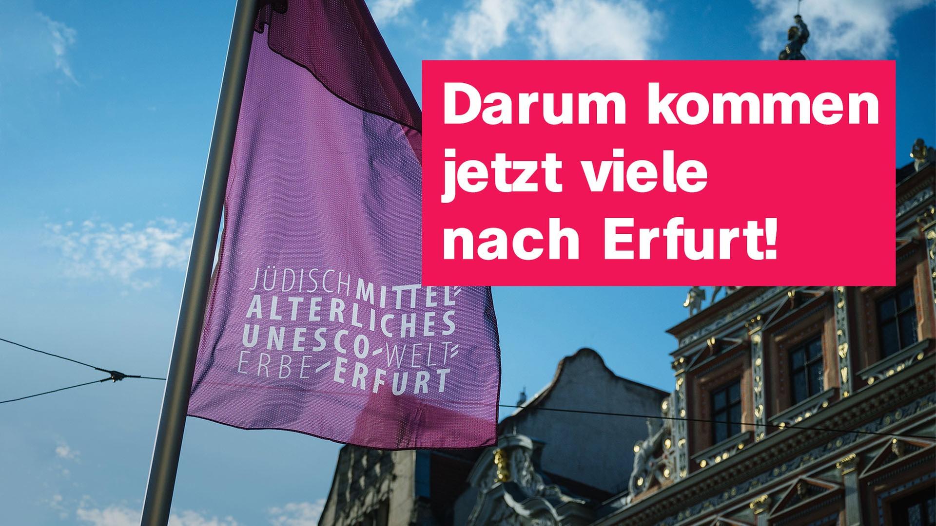 Die Altstadt der Stadt Erfirt