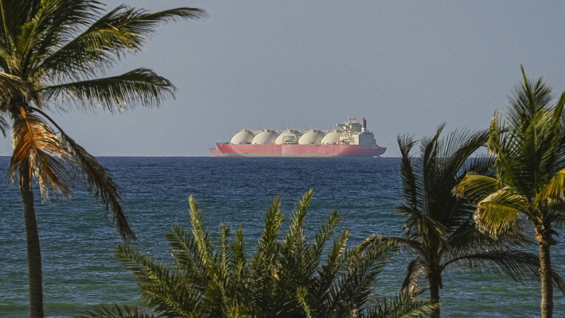 Tanker in der Straße von Hormus