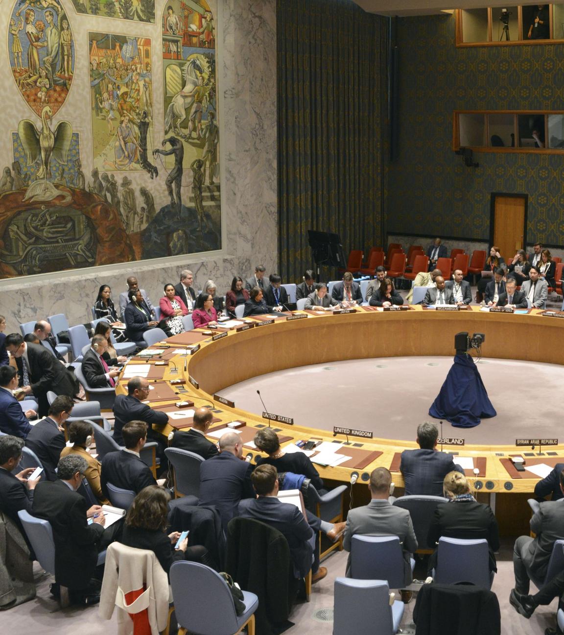 Archiv, 05.02.2024: Der UN-Sicherheitsrat bei einer Sitzung im Hauptquartier.