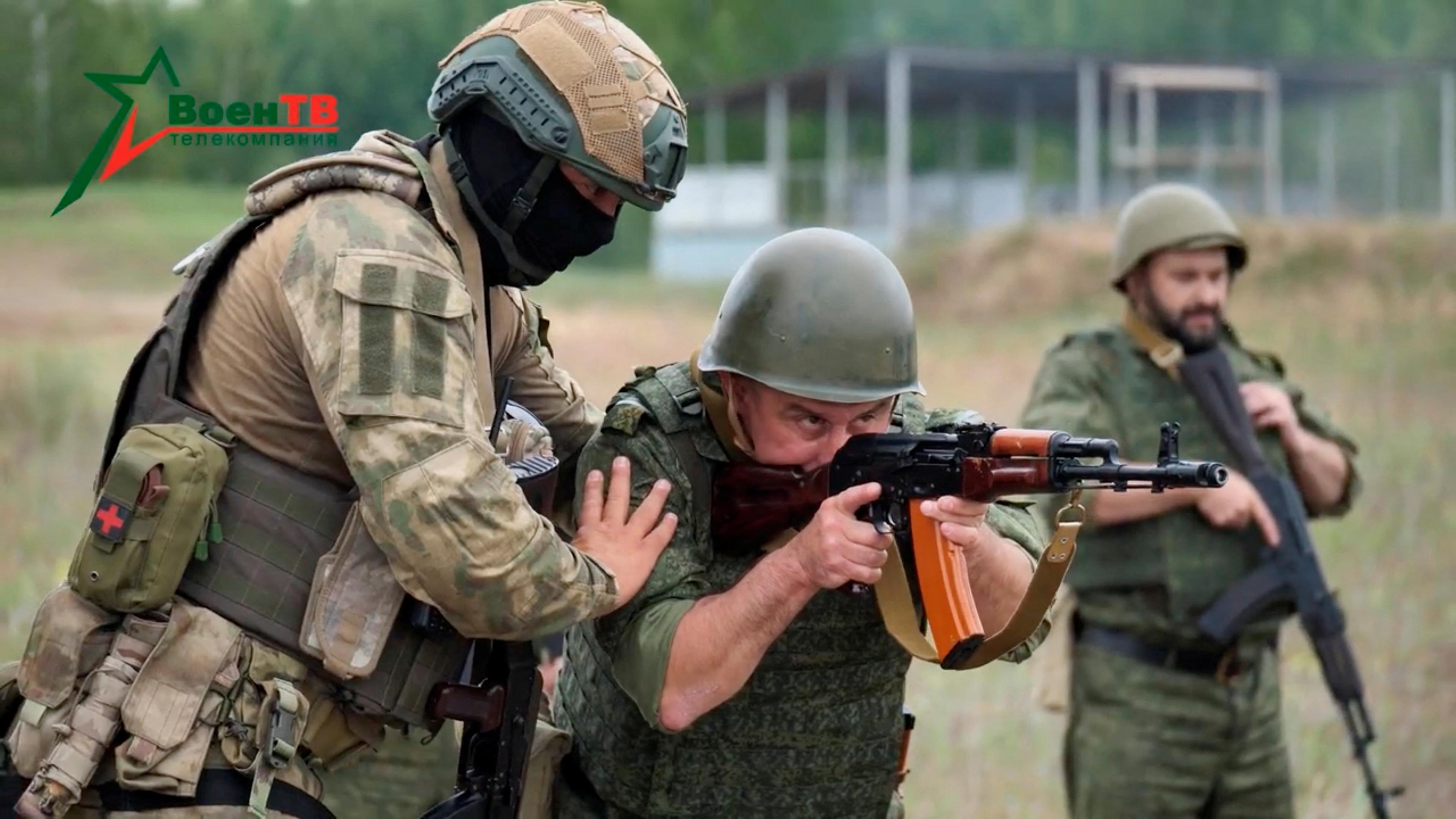 Wagner-Söldner trainieren belarussische Soldaten