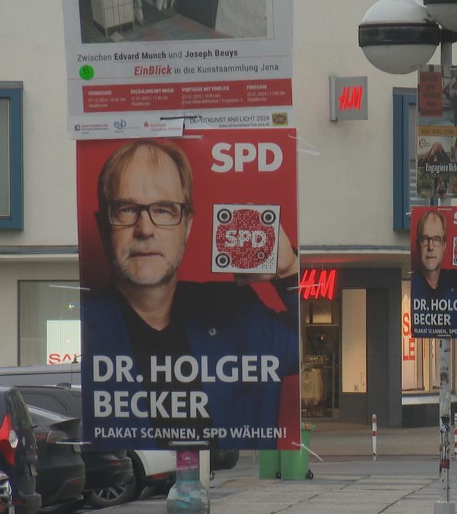 Plakate im Wahlkampf