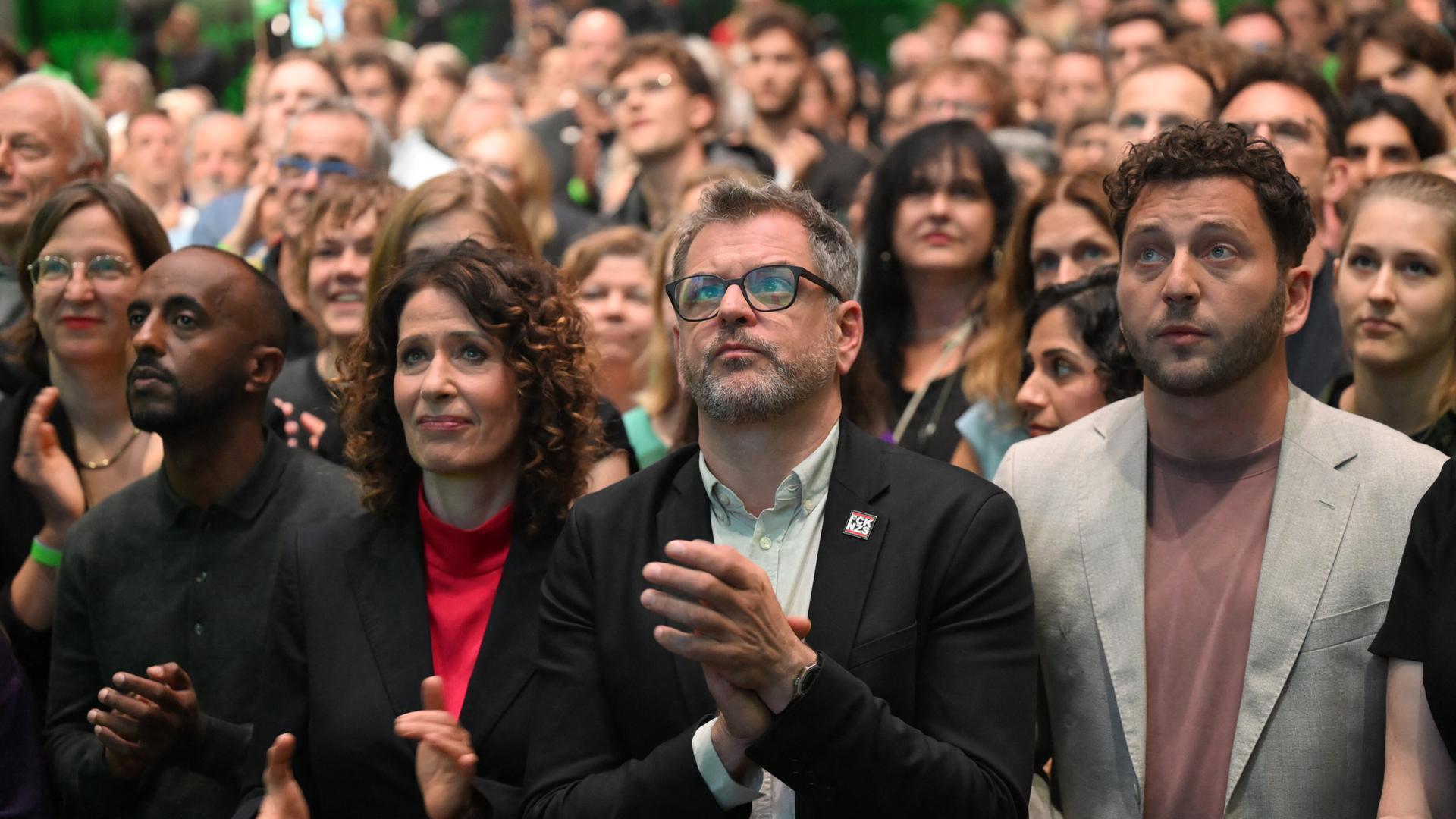 Wahlparty der Grünen in Berlin.