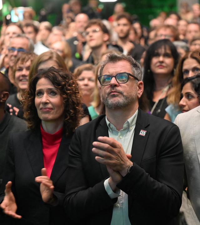 Wahlparty der Grünen in Berlin.