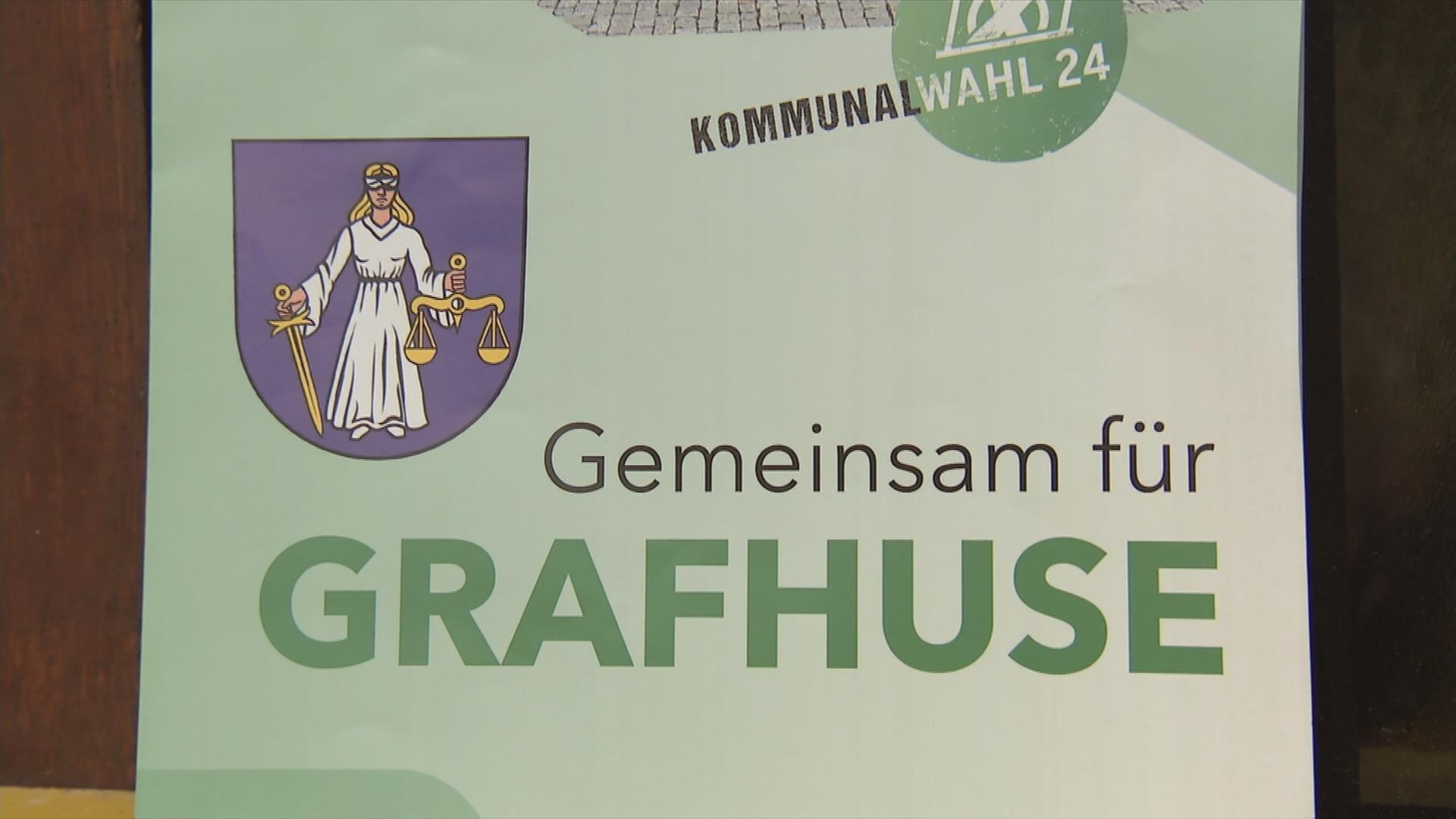 Wahlplakat für die Kommunalwahl in Grafenhausen