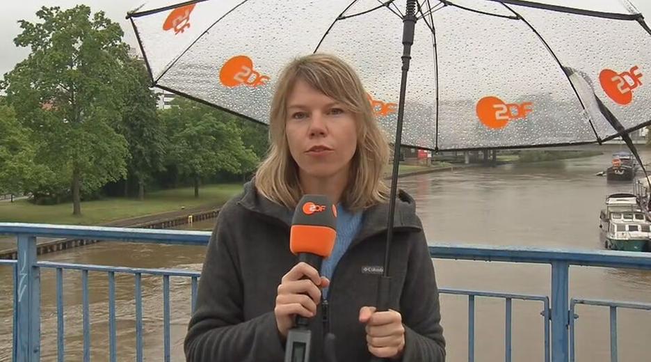 ZDF-Reporterin Claudi Oberst aus Saarbrücken