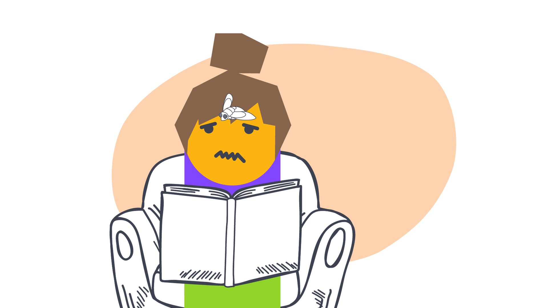 Fliegen auf der Haut