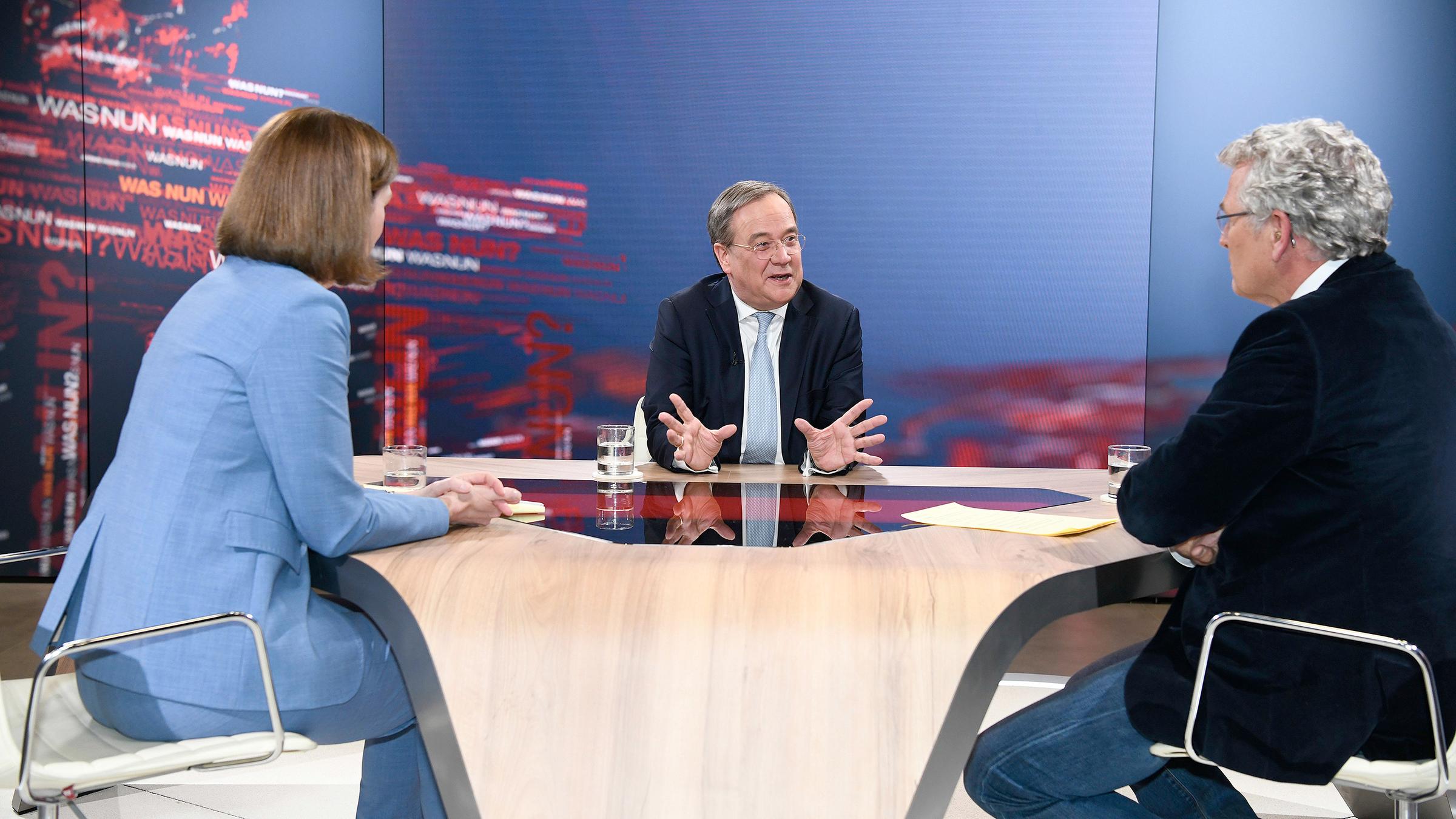 Bettina Schausten, Armin Laschet, Peter Frey