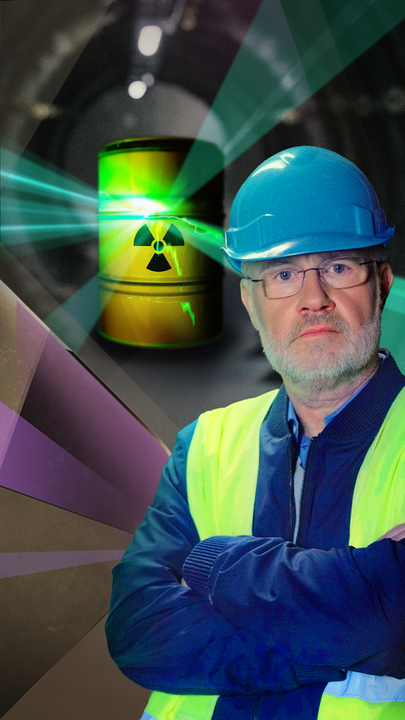 Haralde Lesch im Felslabor Mont Terri