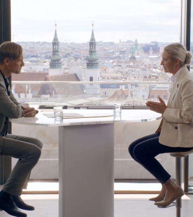 Alice Weidel im Sommerinterview mit Wulf Schmiese.