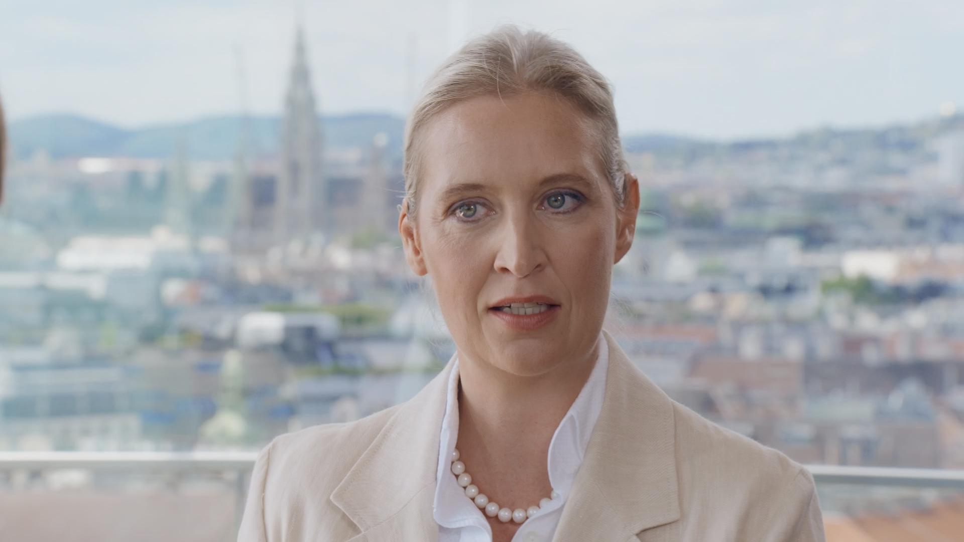 Alice Weidel im Sommerinterview mit Wulf Schmiese.