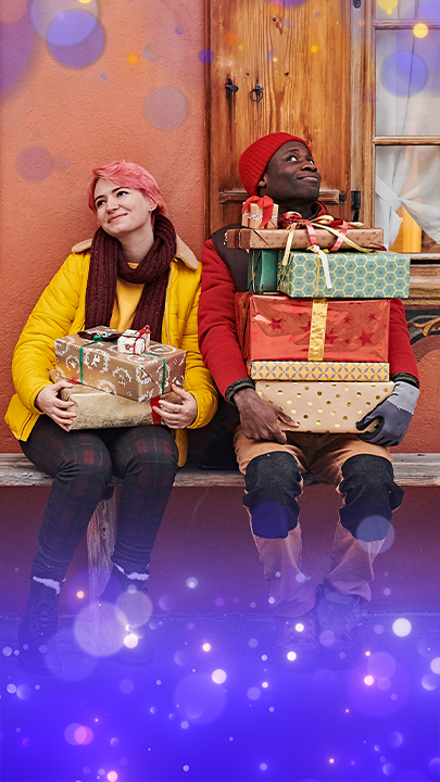 Weihnachtspäckchen ... haben alle zu tragen