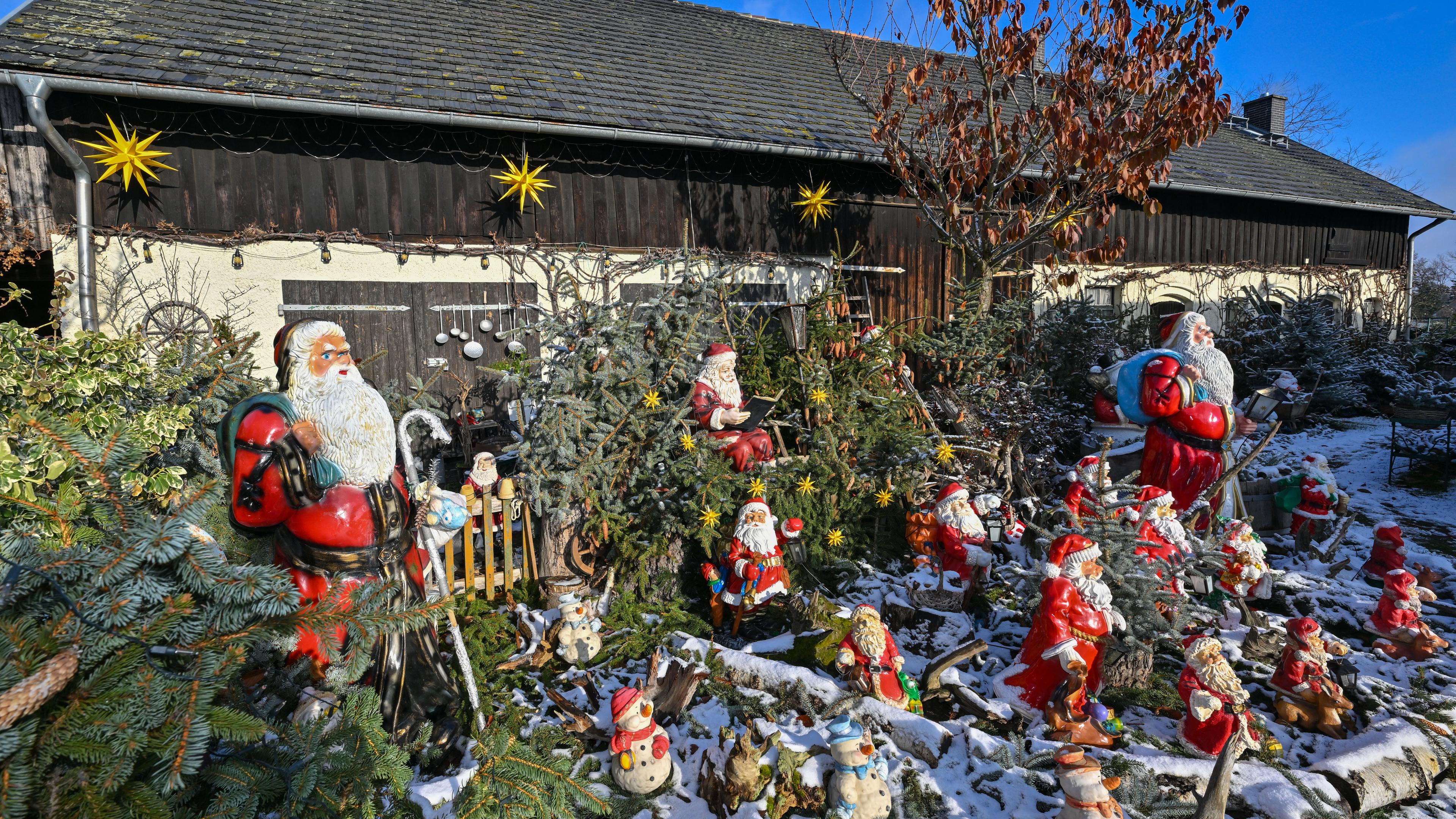 Weihnachtshaus in Straupitz