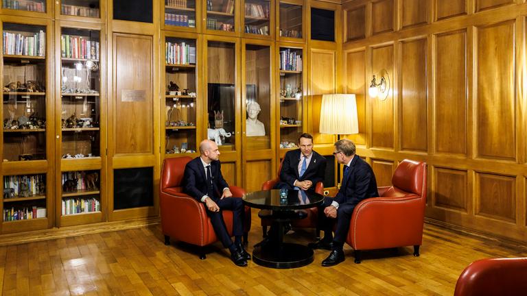 Bundesaussenminister Johann Wadephul nimmt am Treffen der Aussenminister des Weimarer Dreiecks teil. 