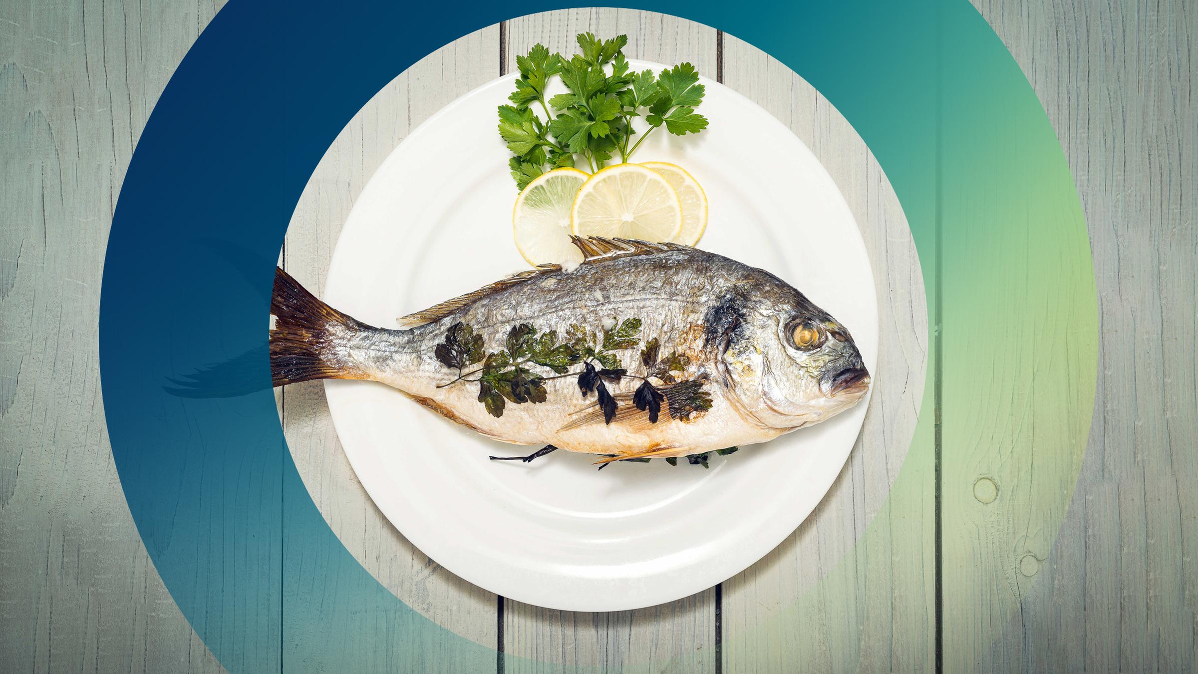 Fisch auf Teller
