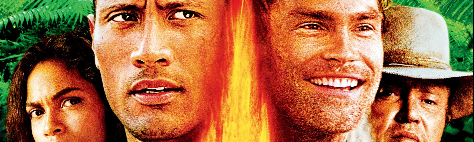 Plakatmotiv zum Film "Welcome to the Jungle" mit Rosario Dawson, Dwayne Johnson, Seann William Scott und Christopher Walken.