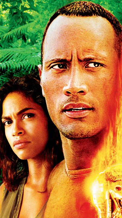 Plakatmotiv zum Film "Welcome to the Jungle" mit Rosario Dawson, Dwayne Johnson, Seann William Scott und Christopher Walken.
