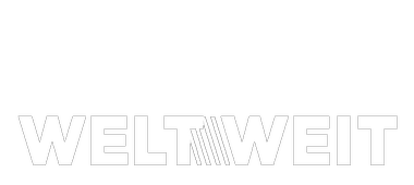 Logo mittig welt weit