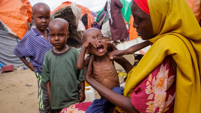 Millionen von Menschen in der Region am Horn von Afrika hungern aufgrund der Dürre, und Tausende sind bereits gestorben.