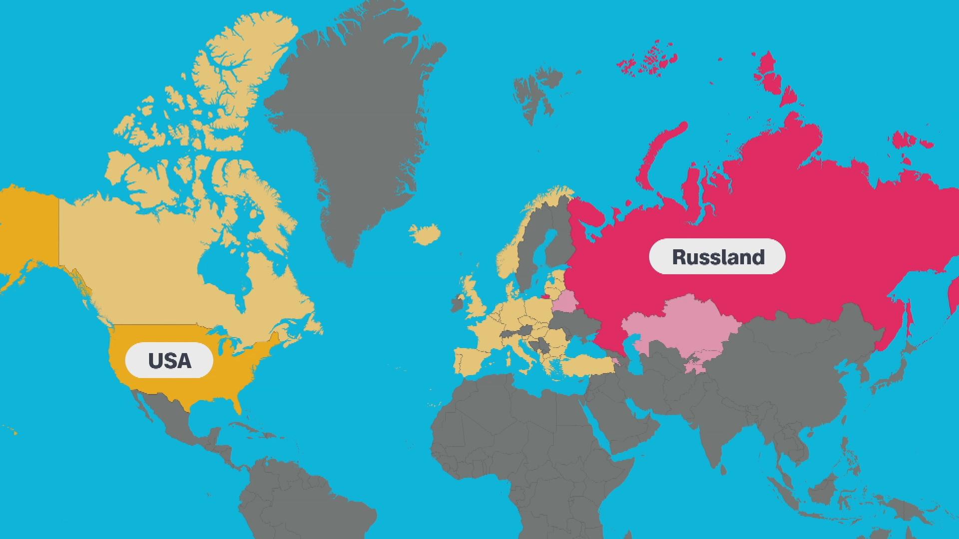 Grafik zur Frage, ob es einen neuen Weltkrieg geben wird