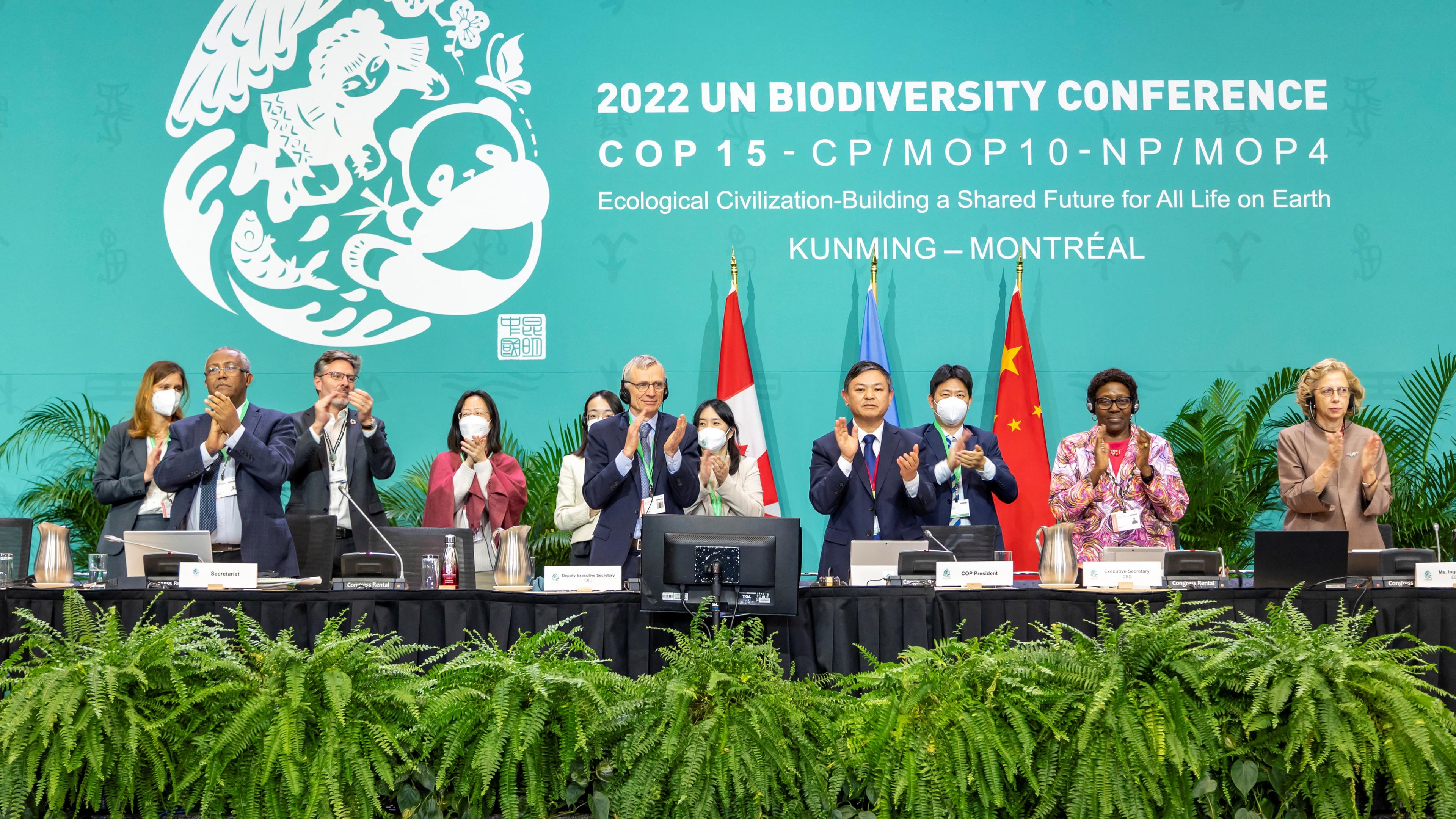 Kanada, Quebec: Abschlusserklärung des Weltnaturgipfels COP15.