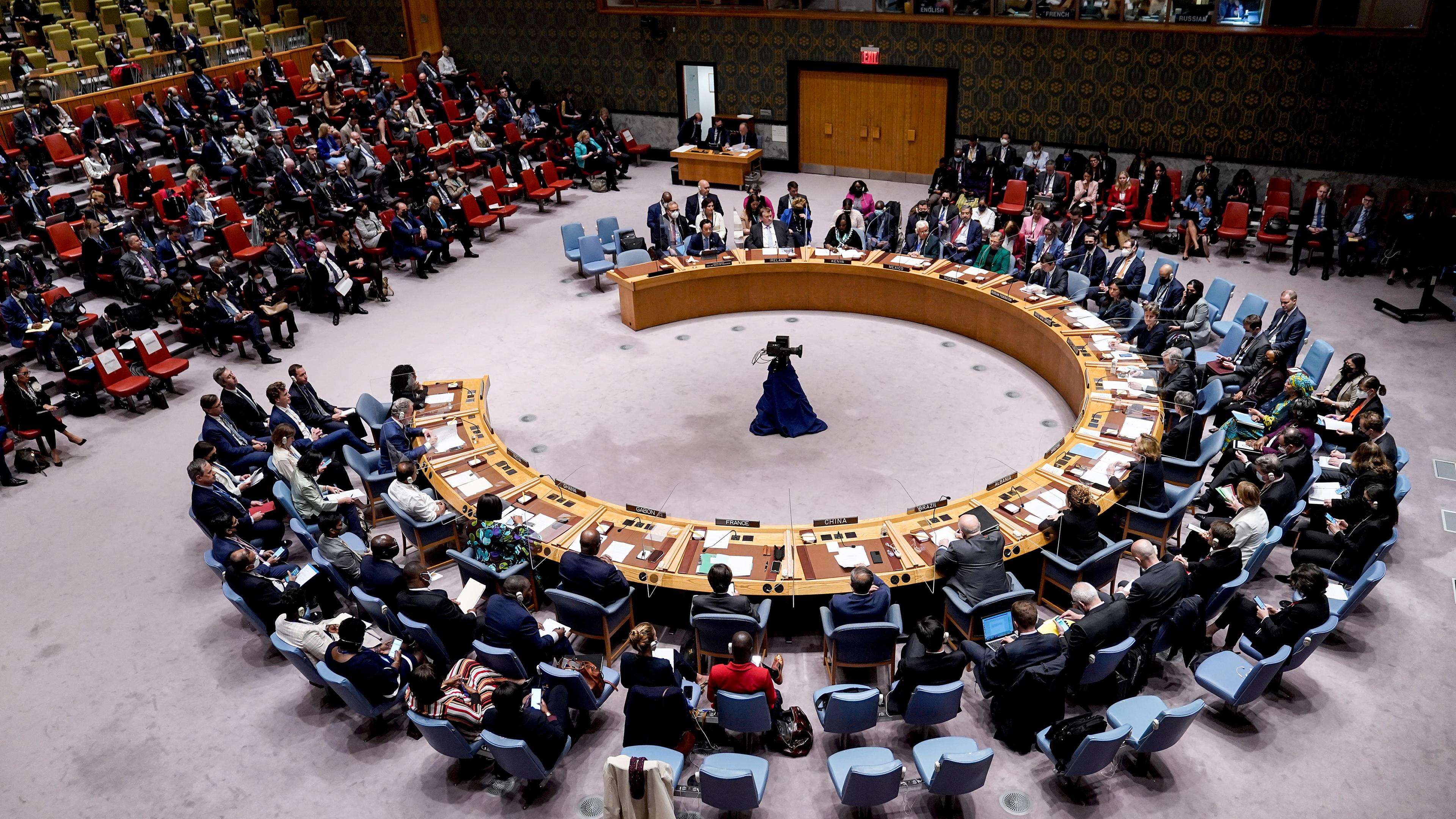 Sicherheitsrat der Vereinten Nationen, aufgenommen am 19.05.2022