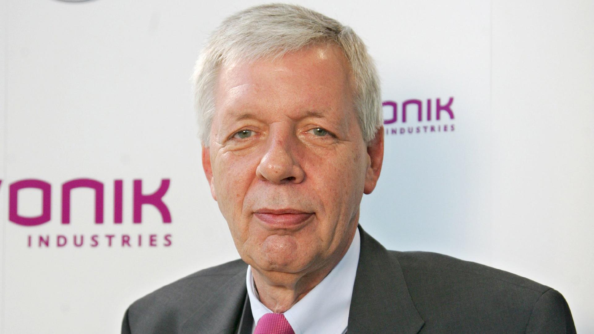 Werner Müller in der Funktion als Vorstandsvorsitzender der Evonik Industries (12.09.2007)