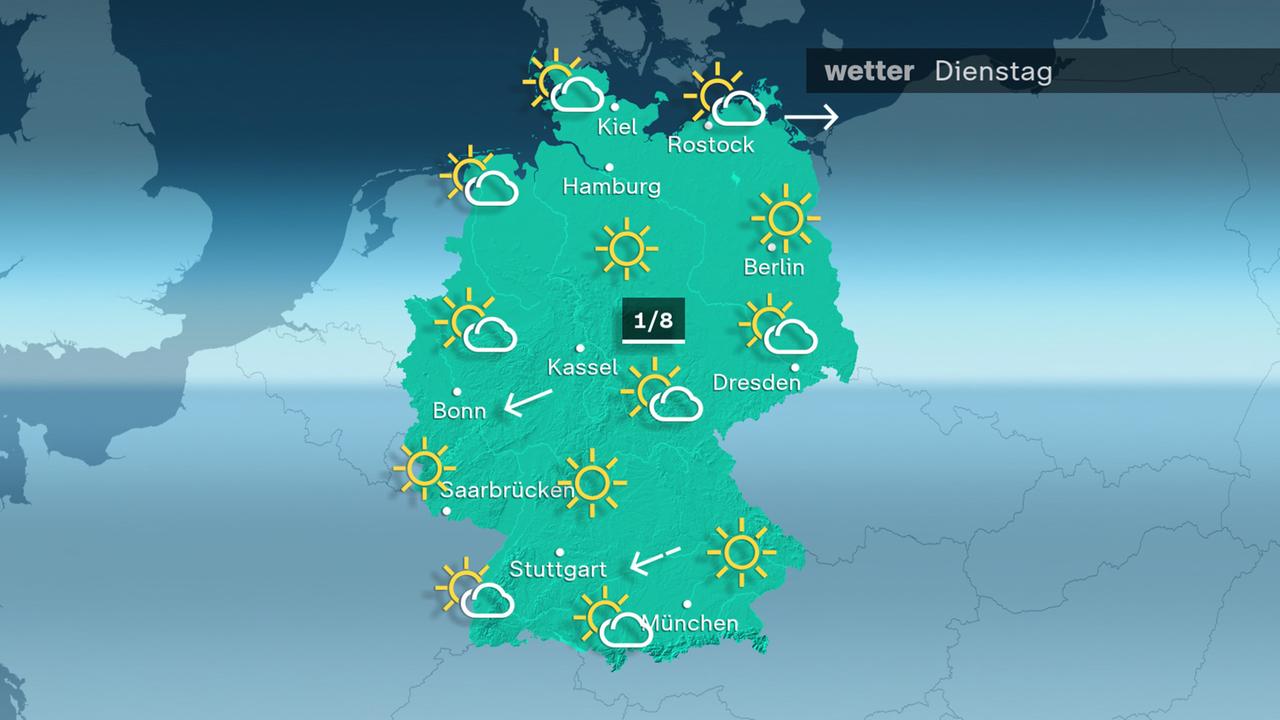 ZDF-Wetter am Dienstag, den 28.02.2023