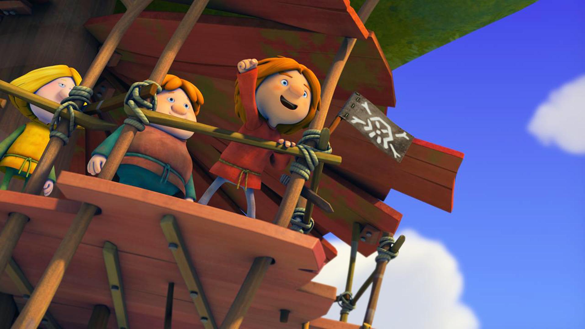 Gilby besetzt das Baumhaus.