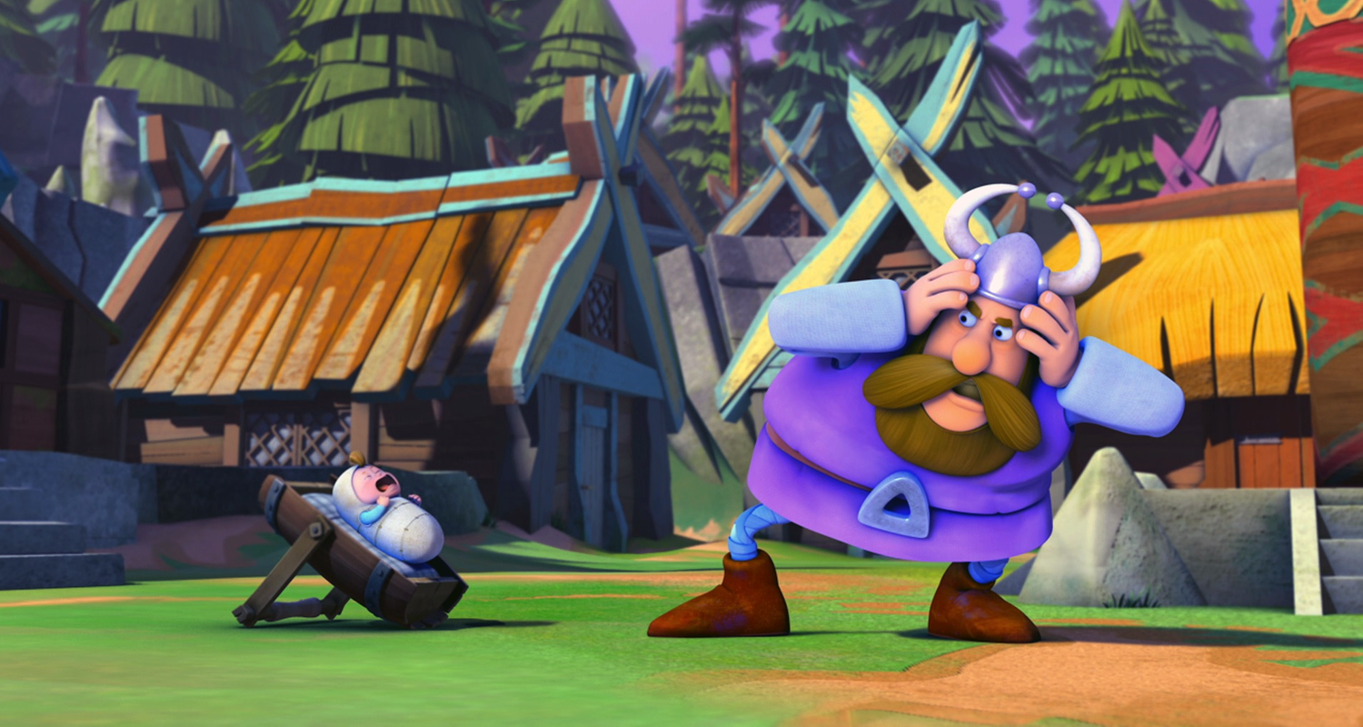 Tjures neugeborener Sohn brüllt so laut, dass sich Baltac, der Chef des Nachbardorfs, die Ohren zuhalten muss.