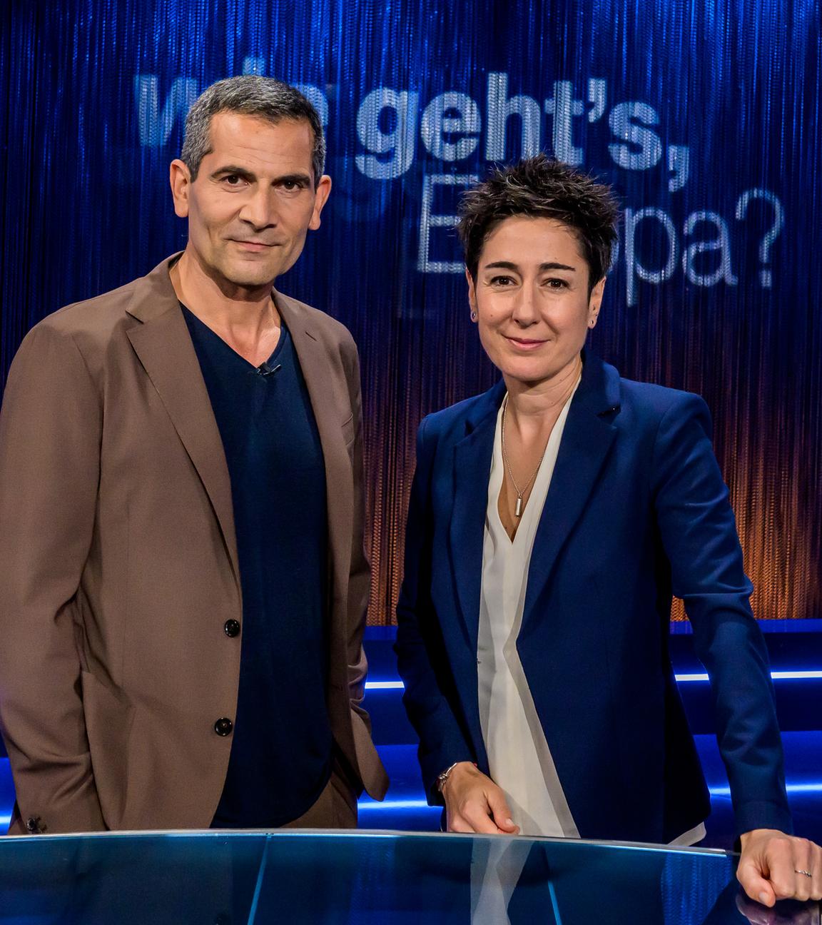 Mitri Sirin und Dunja Hayali