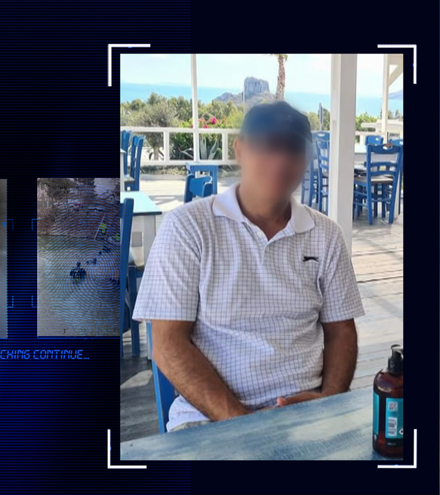 Links daneben: Lichtschematische Darstellung eines Fingerabdrucks.