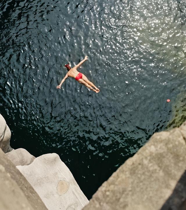 Sprung in die Maggia