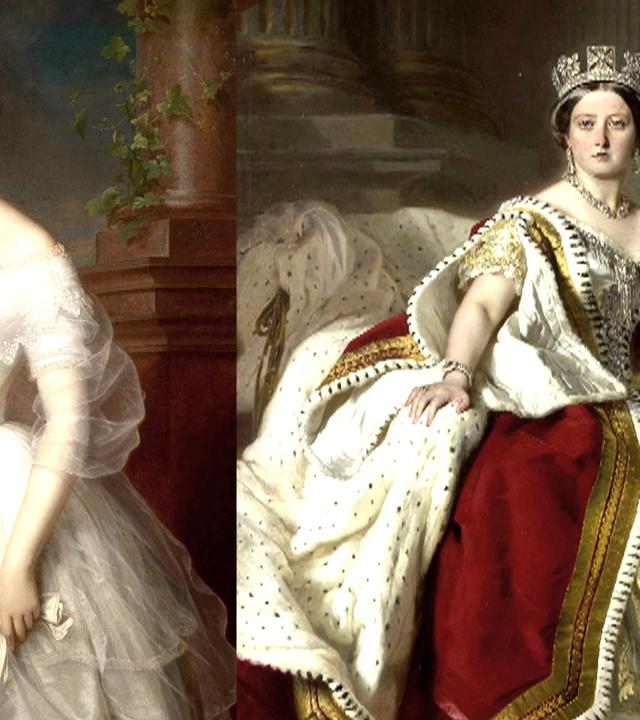 Victoria und Sisi.