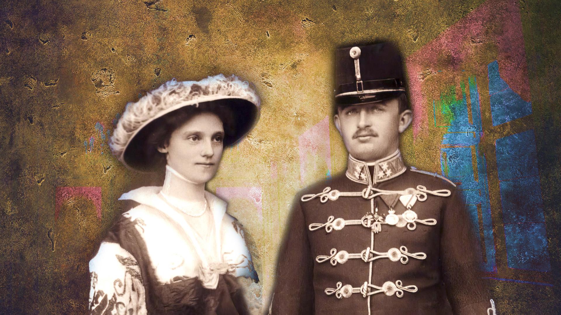 Kaiser Karl und Zita.  
