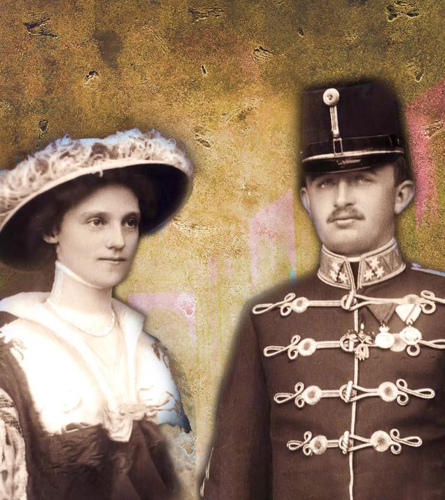 Kaiser Karl und Zita.  