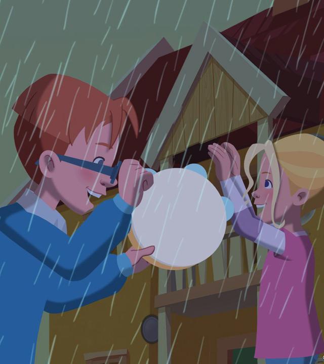 Das Möwenweg-Fest wird vom Unwetter heimgesucht.