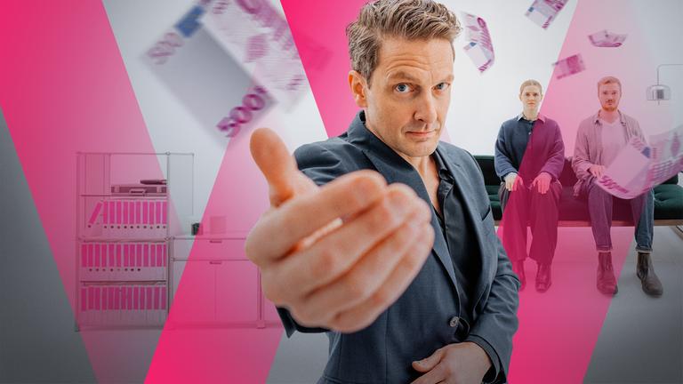 Holger Stockhaus spielt den vermeintlich allwissenden Wirtschaftsexperten Nathan