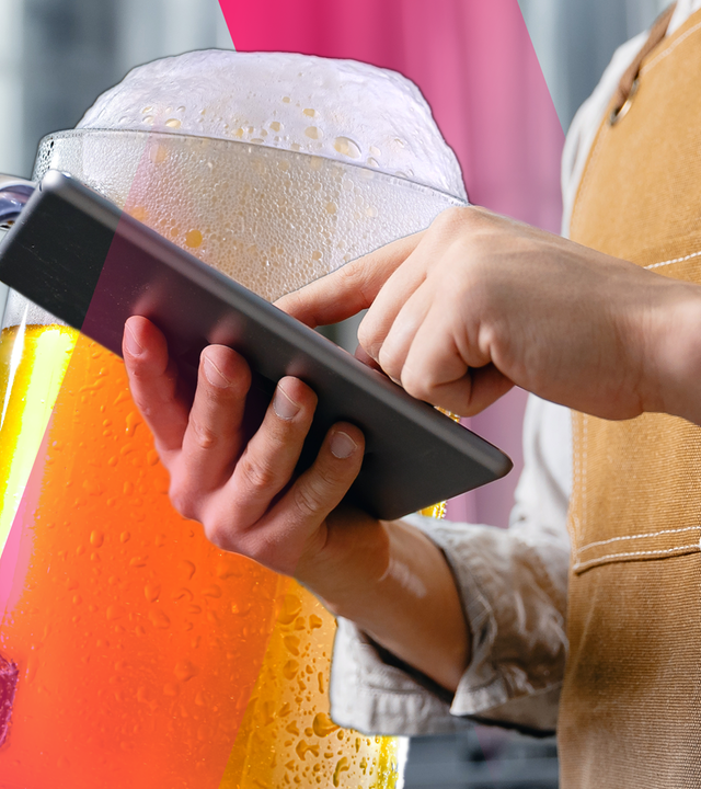 Bierbrauer mit Padlet