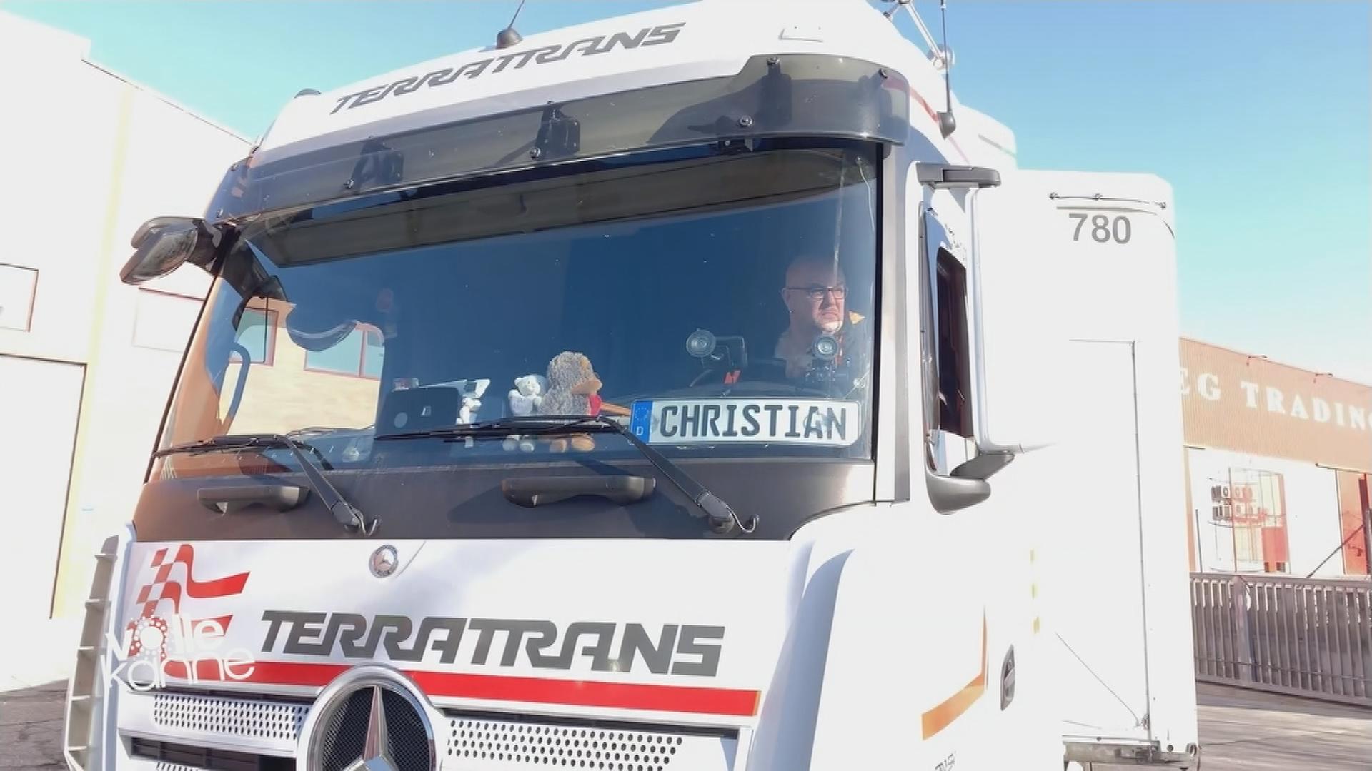 Fahrer Christian im WISO-Truck