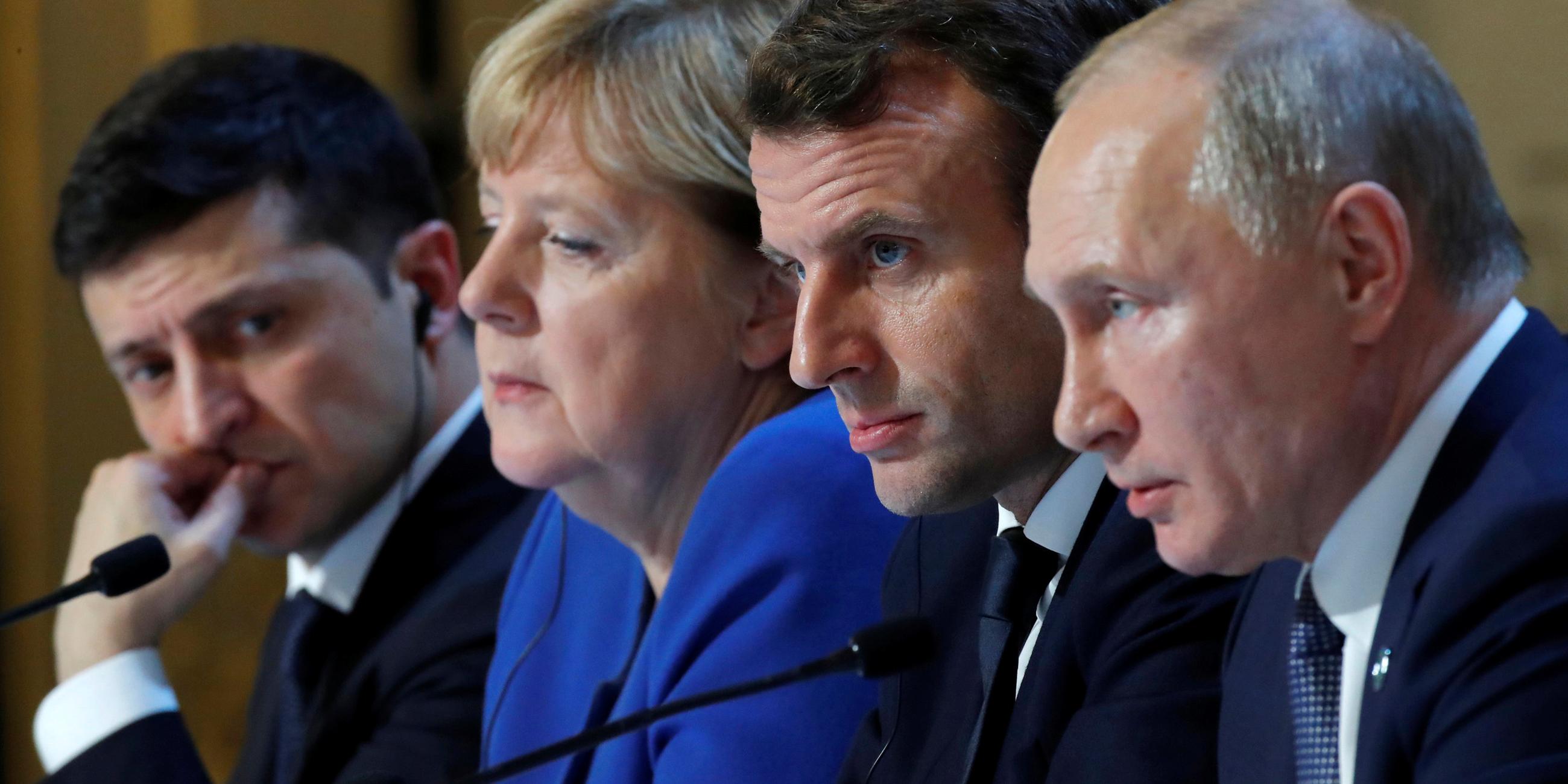 Am 10. Dezember kamen Staatschefs in Paris zusammen, um über einen Ausweg aus der Ukraine-Krise zu beraten