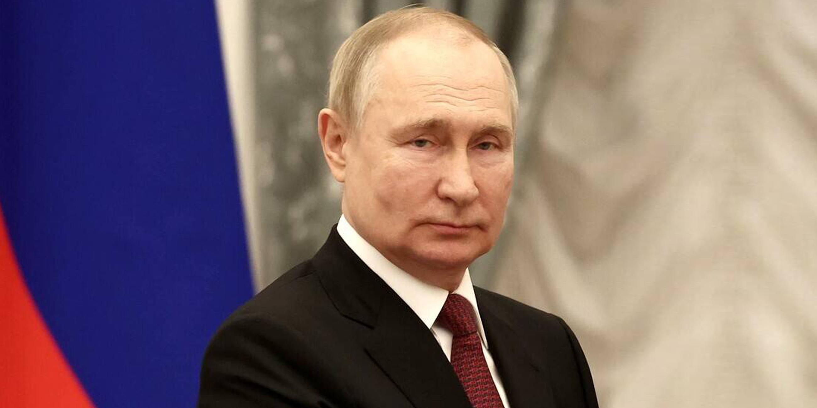 Wladimir Putin am 20.12.2022 in Moskau