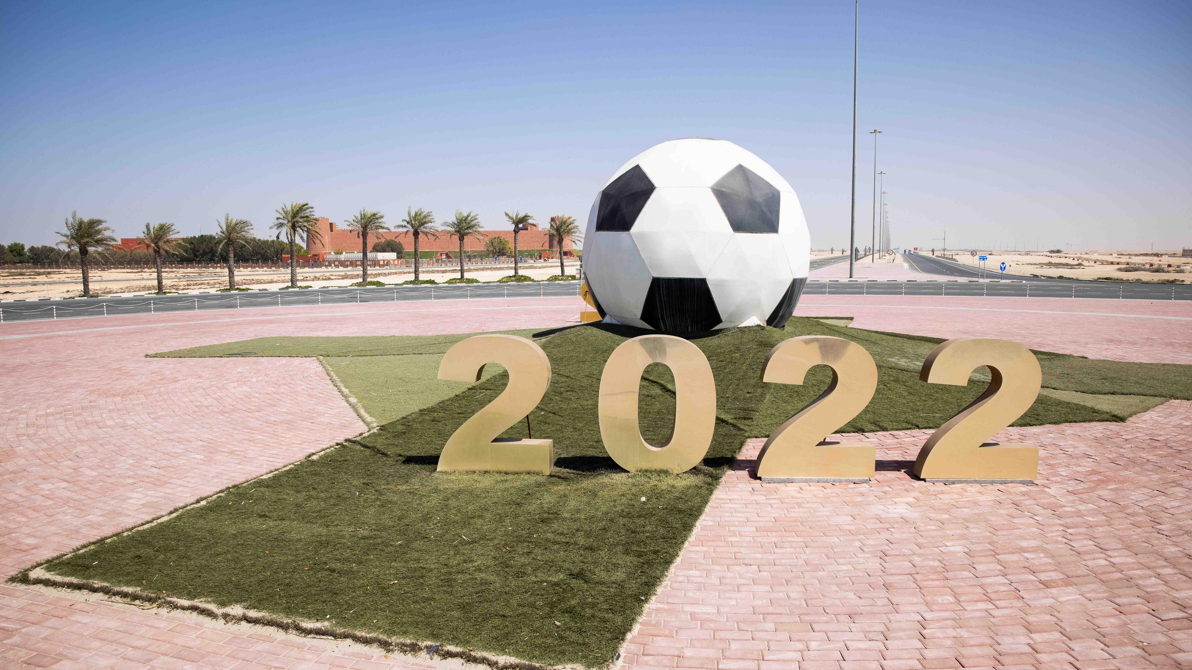 WM 2022 - Trainingsplatz deutsche Nationalmannschaft in Katar