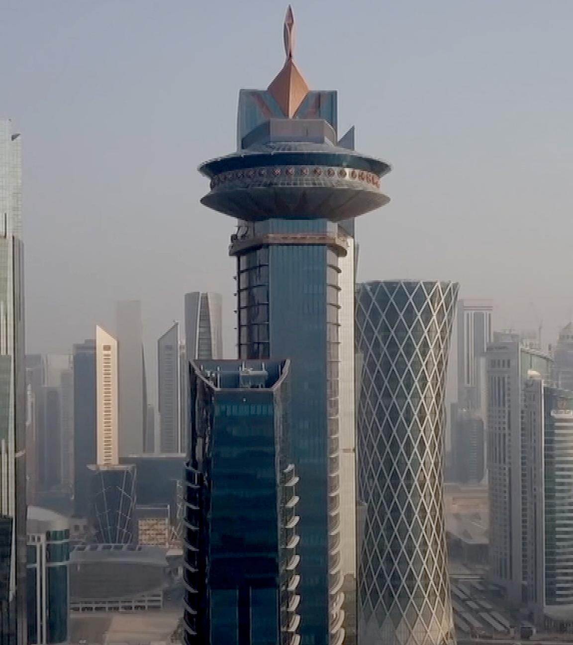 Wolkenkratzer in Katars Hauptstadt Doha.