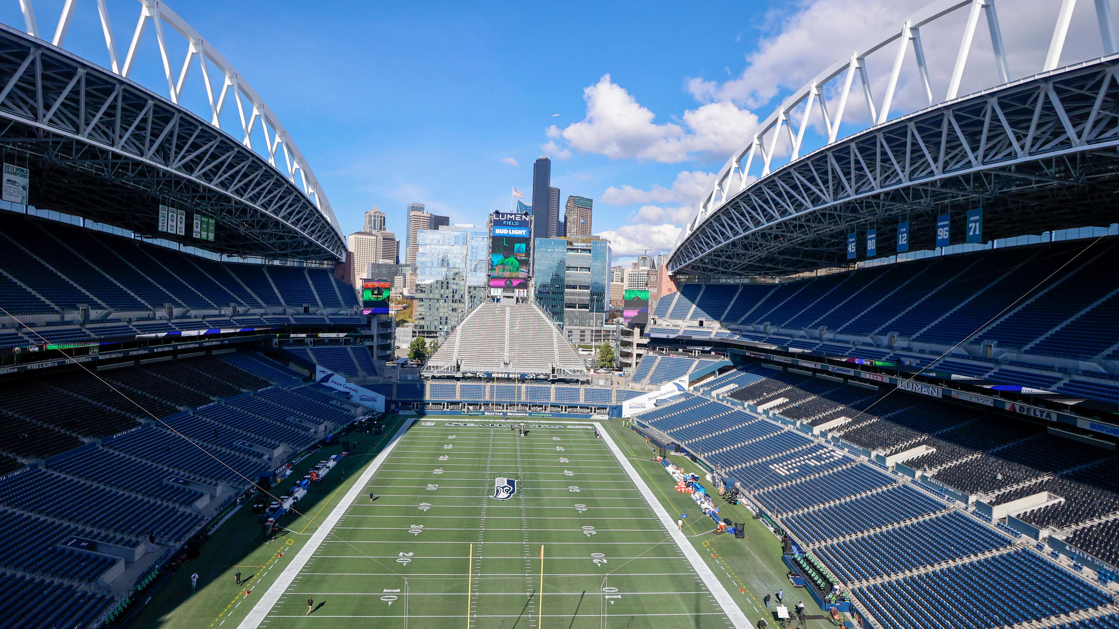 Das Lumen Field Stadium in Seattle. 