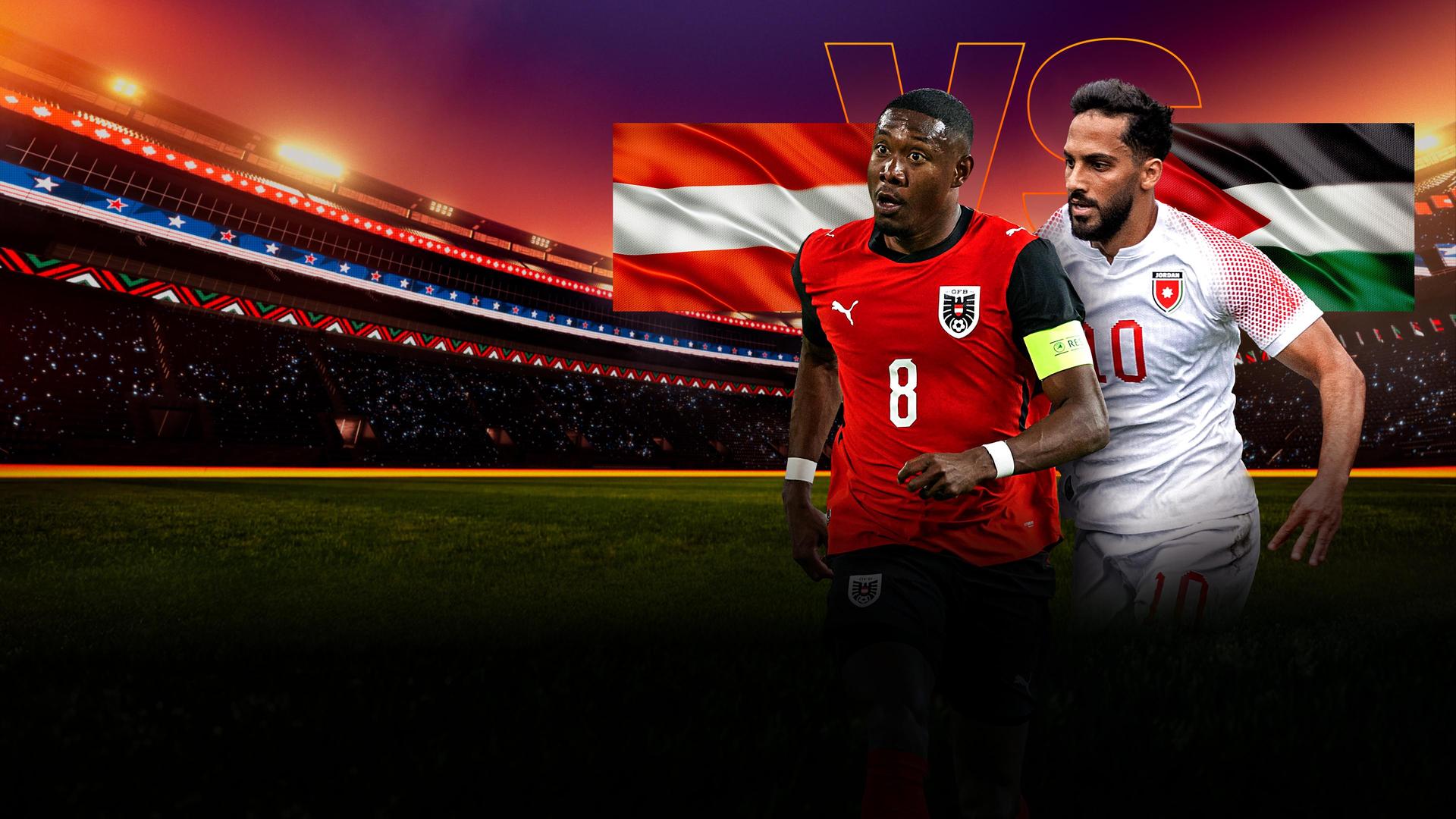 Vorrunde: Gruppe J Österreich - Jordanien