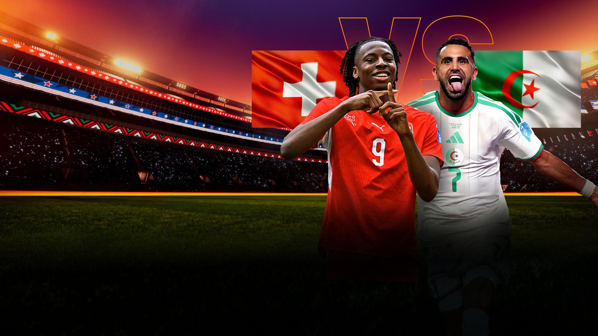 Sechzehntelfinale: Schweiz - Algerien