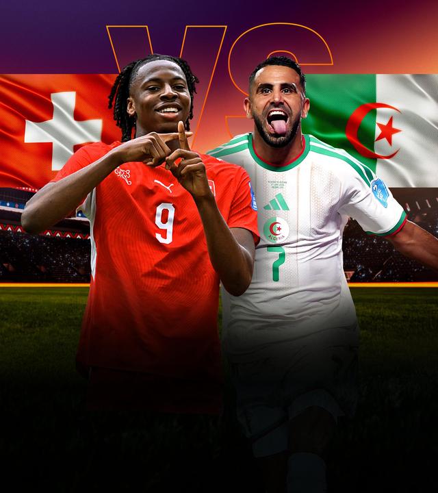 Sechzehntelfinale: Schweiz - Algerien